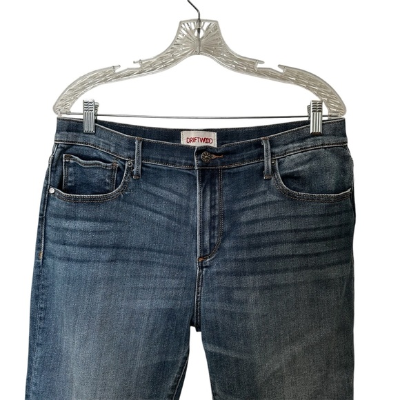 Driftwood Colette Crop Jeans Embroidered Studded Bohemian BOHO - Picture 4 of 10